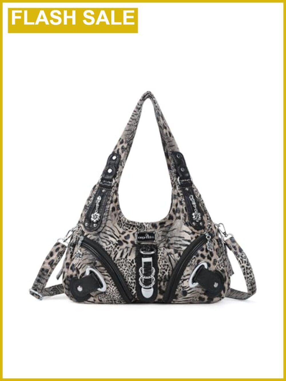 Women's Large Hobo Shoulder Bag Faux Leather Satchel Purse